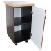Corp inferior cu 1 Usa Dreapta Zebra, Wenge/MDF Cedru Frunza, blat Artar 40 x 85 x 60